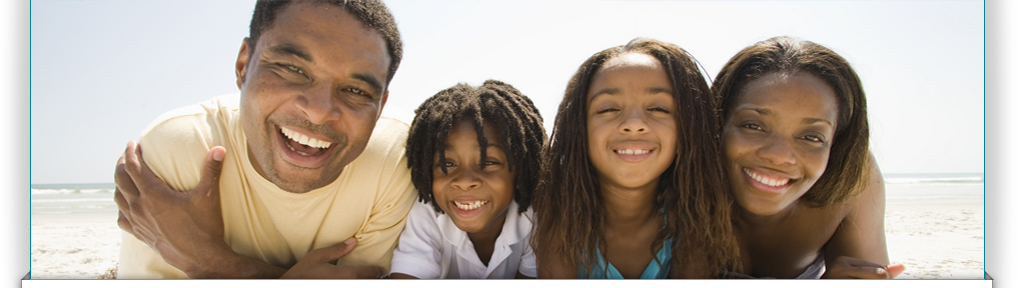 Family smiling