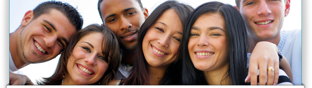 Friends smiling